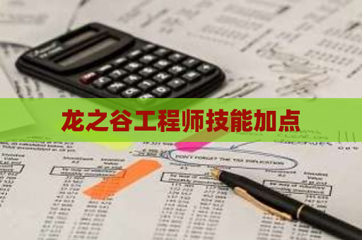 龙之谷工程师技能加点